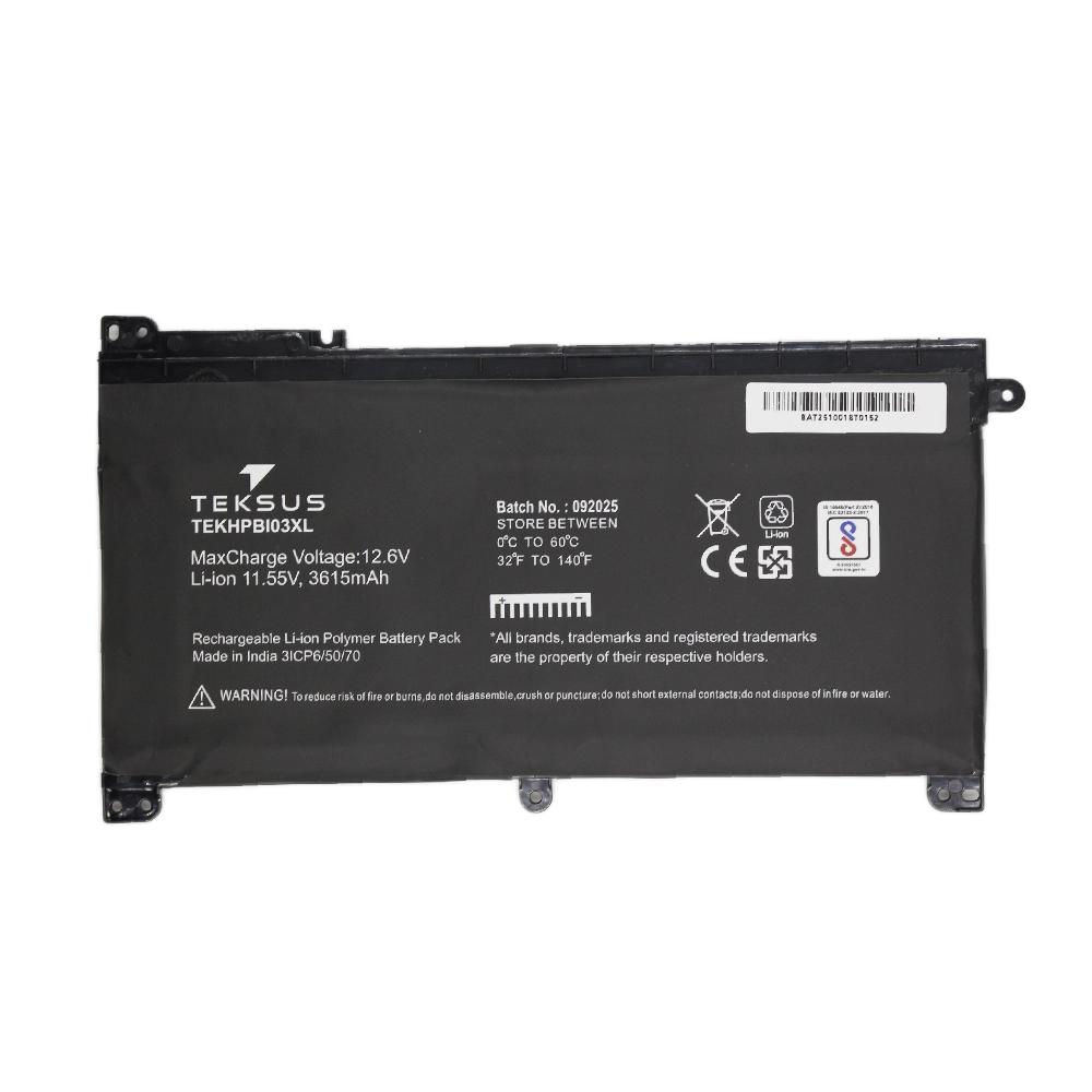 Teksus Laptop Battery Compatible For HP Pavilion X360 13-U104TU | BI03XL view 2